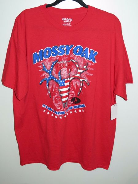 

mossy oak mens red short sleeve shirt nwt size l sport hooded sweatshirt hoodie