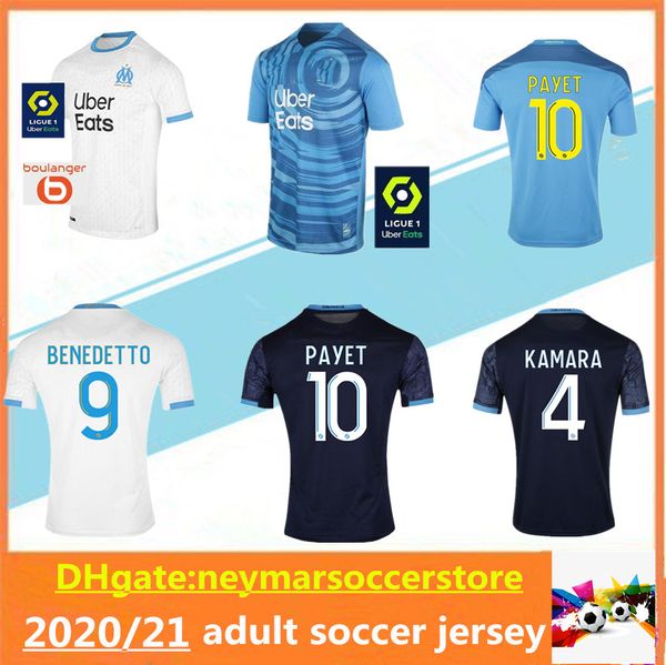 

20 21 om olympique de marseille kamara thauvin soccer jersey 2020 2021 marseille maillot de foot benedetto payet  gustavo football shirts, Black;yellow