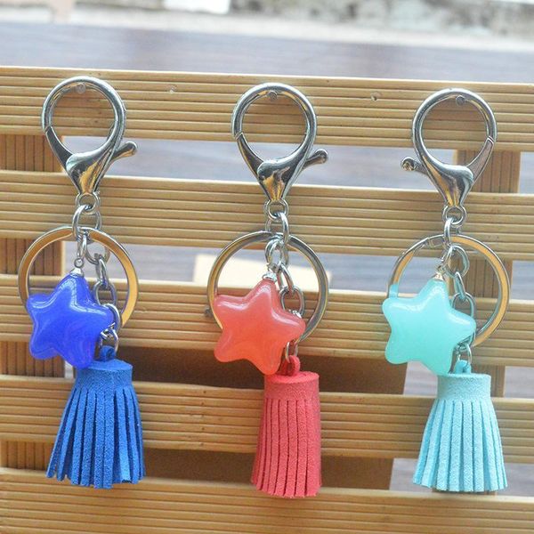 

12pcs lot personalized suede tassel flowers leather tassels for keychain bags cellphone pendant home decoration diy accessories h jllzqp