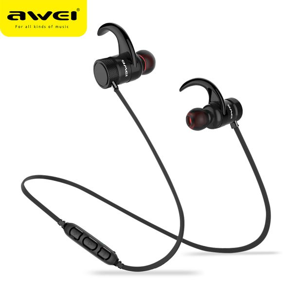 

awei беспроводные наушники наушники bass спорт bluetooth гарнитура наушники наушники наушники для xiaomi huawei iphone