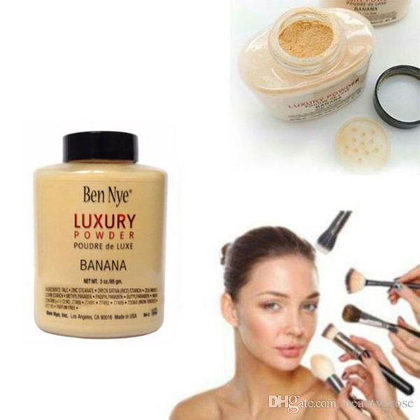 

makeup cosmetics fastbrand ben nye luxury powder pouder de luxe banana loose powder 3oz/85g ing