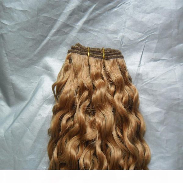 

brazilian virgin hair honey blonde 10"-26" brazilian water wave 100g pcs human hair bundles double weft remy hair weave bundles, Black