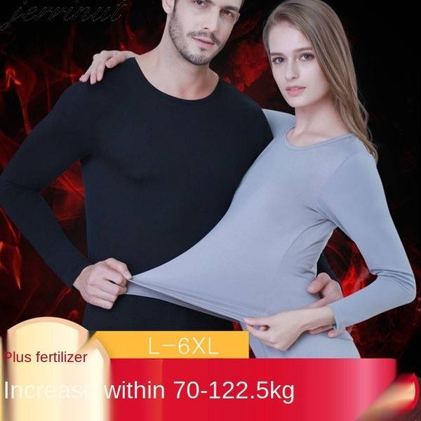 

jerrinut winter plus size l- 6xl long johns for male female warm thermal underwear set clothing men woman thermal suit 201027, Black;pink