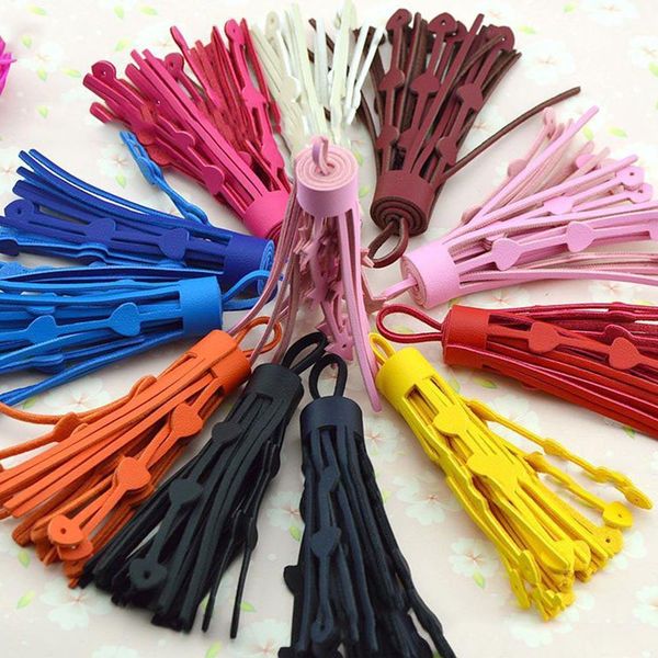 

5pcs lot 75mm tassel leather suede tassels trim phone tassels for diy craft pendant jewelry sewing garment bags accessories h wmtksi