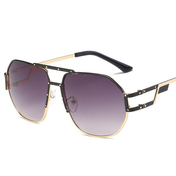 

sunglasses ladies metal pilot men's fashion driving glasses uv400, White;black
