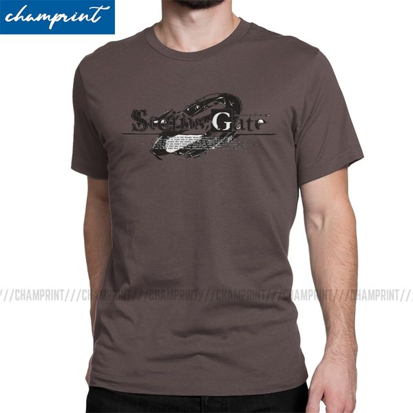 

novelty steins gate 0 logo for crewneck okabe kurisu short sleeve tees birthday present clothing sport hooded sweatshirt hoodie men t shirt