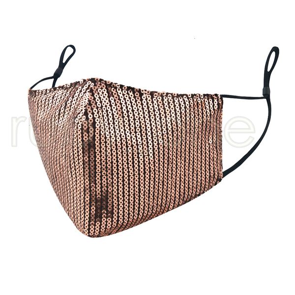 

leopard dustproof factory sequins fashion mouth bling masks designer washable reusable women face mask rra3434 2 pxaku