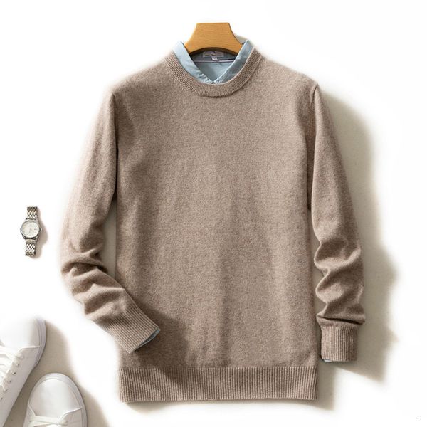 

2021 100% winter the thick male solid neck colour knitting cashmere mesh clothing nnby, Black