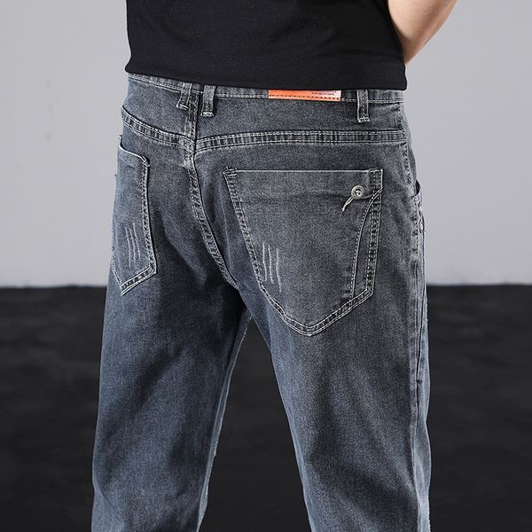 

new fashionable versatile slim legged and jeans pants and jeans korean fashion men's youth students men's pants rmgwe, Blue