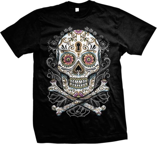 

sale sugar skull day of the dead dia de los muertos mexican goth cool hoodie designers t shirts sweatshirt