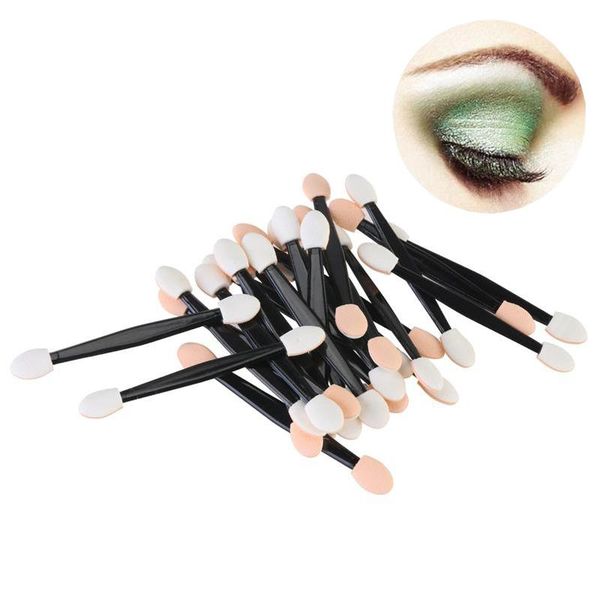 

30pcs disposable eyeshadow brushes dual sided sponge nylon sets & kits eye shadow brushes makeups for cosmetic applicator makeup wmttca