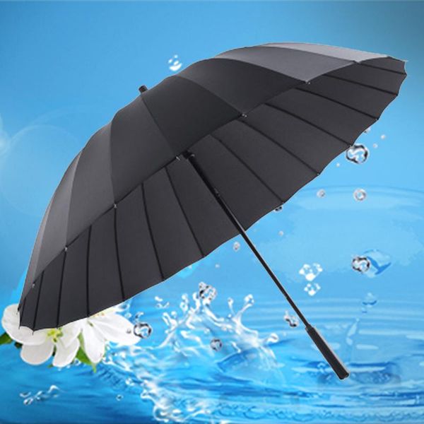 

long handle 24k male umbrella waterproof female large umbrella surface windproof man woman sunny and rainy umbrella bbyhyn bdetoys