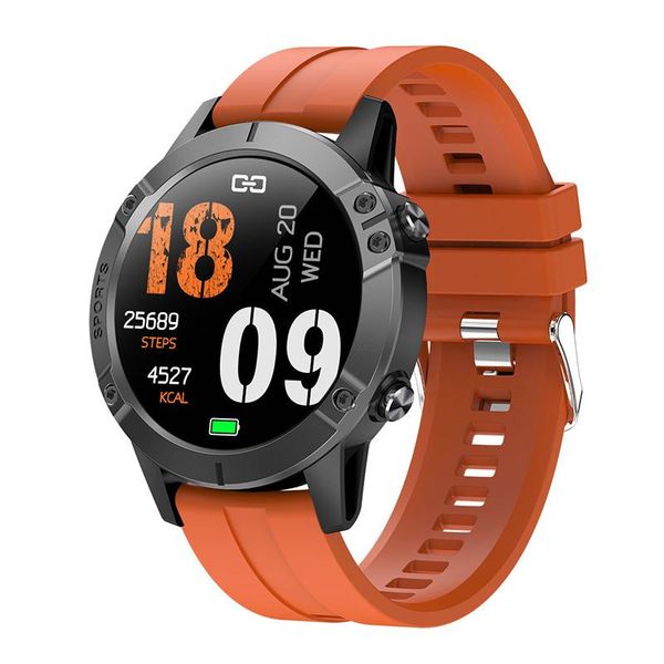 

smart watch t11 alloy case round touch sports music control bracelet heart rate monitor fitness tracker color screen smartwatch bbyjub