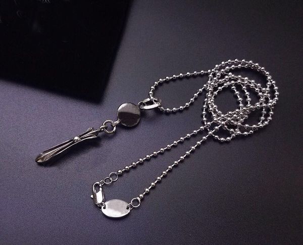 

fashion cross pendant necklace bijoux for mens and women trend personality punk style lovers gift hip hop jewelry, Silver