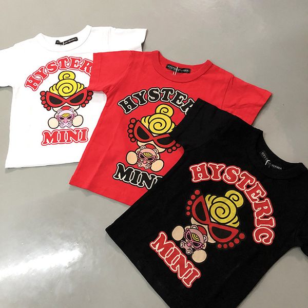 

2020 new girl t shirt boy tee shirt fille kids tshirt girls enfant garcon pattern pacifier short sleever cloth 3 colors b 1006, Blue