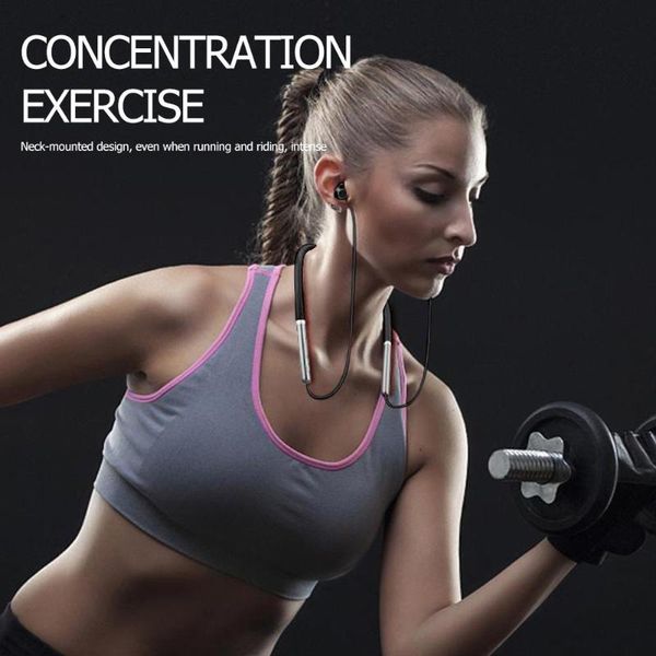 

q30 bluetooth 5.0 earphones low-power neck-hanging ture wireless earbud earphones stereo for smartphone pc dropshipping