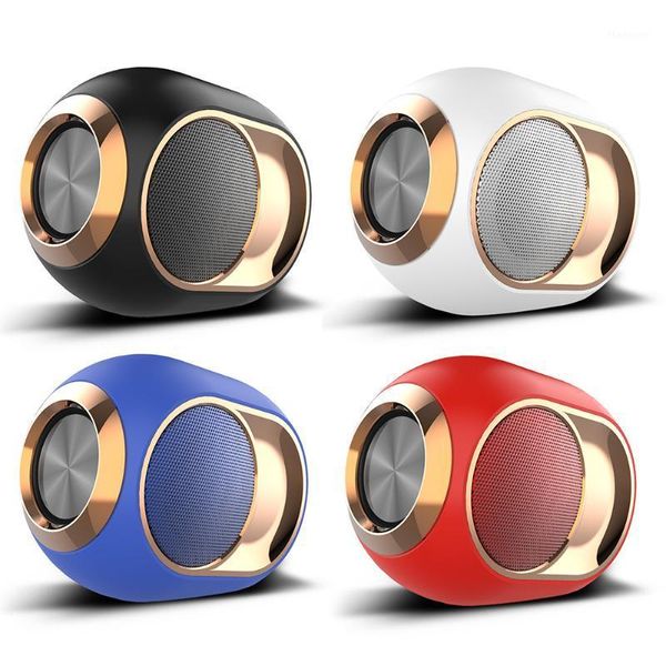 

bluetooth 5.0 speaker portable wireless tws subwoofer tf usb aux fm with mic multi-function speaker1