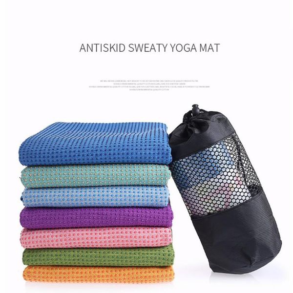 

2020 new yoga mat anti-slip drape fitness yoga supplies blanket mat towel pvc resin drape