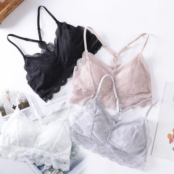 

french cross beauty back bra women lace bralette lingerie push up bras for women intimates1, Red;black