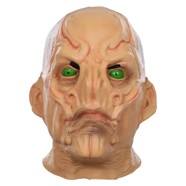 

party masks star cosplay trek lt. saru mask latex full face halloween costume prop