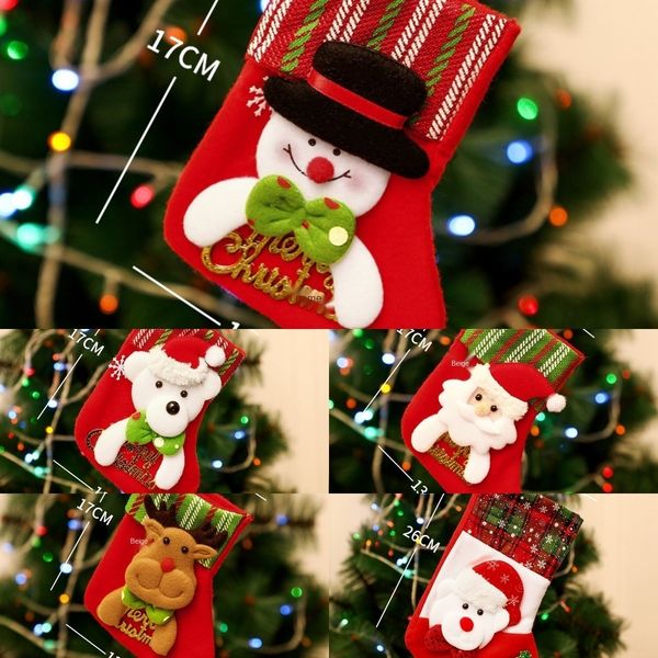 

u0o0k christmas party socksscene children candy sxcwn christmas tree ornament candy sockssocks and dress up home gift decoration socks
