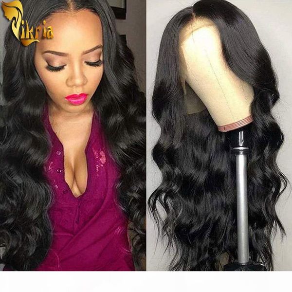 

body wave full lace wigs lace front human hair wig 130%~150% density with baby hair natural color natural hairline brazilian malaysian hair, Black;brown