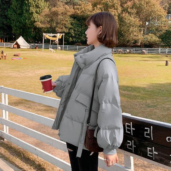 

women's down & parkas fashion winter jacket korean thicken warm female jackets short oversized women femme veste zjt1137, Black