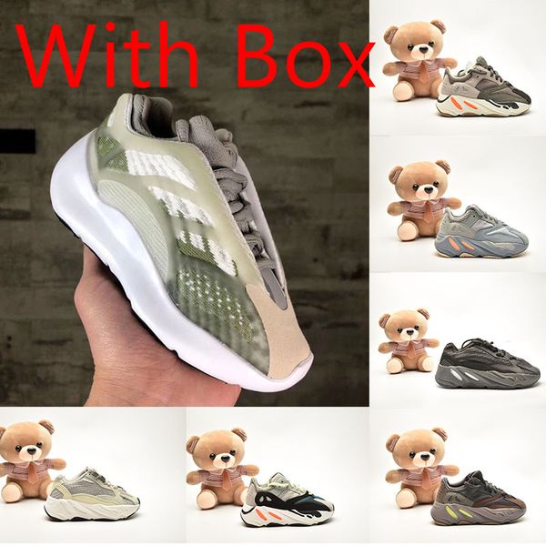 

kanye west running shoes 700 wave runner kids girls sport sneakers inertia reflective tephra solid grey utility black vanta race