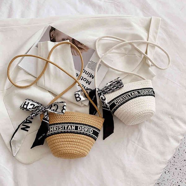 

purse small women's woven summer new signature straw hat chinese style messenger bag