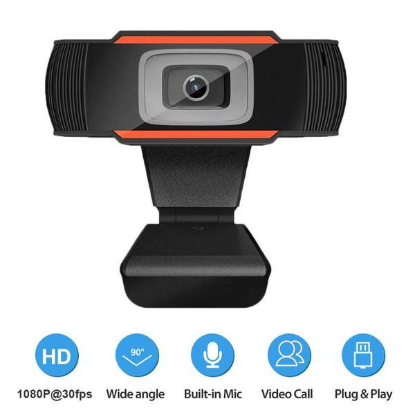 

webcams 1080p webcam hd auto focus computer cam usb pc web camera with built-in noise reduction microphone for lapdesktop