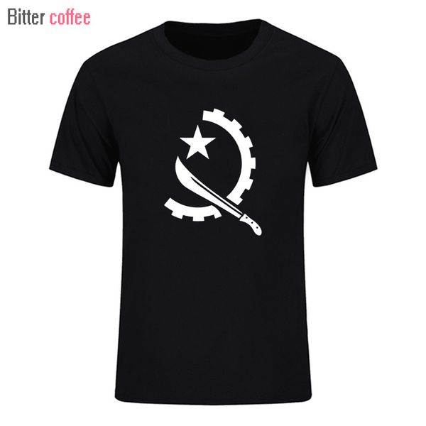 

bitter coffee new summer style angola funny africa country o neck short sleeve angola sport hooded sweatshirt hoodie men t shirt