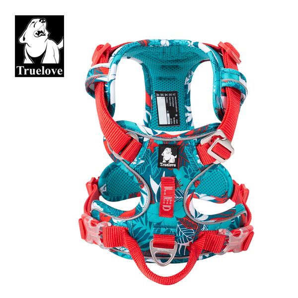 

truelove no pull dog harness nylon reflective soft pet harness dog for small big dogs easy outdoor training belt special dogs 1020