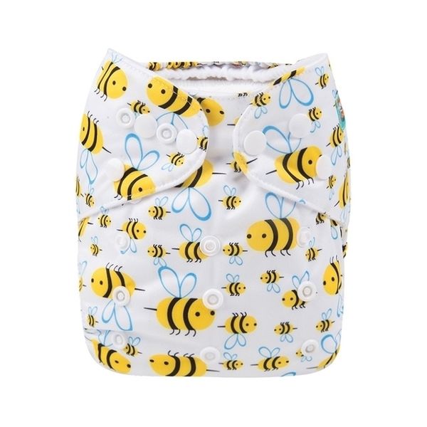 

50pcs per lot new printed cloth diapers with microfiber inserts 201117