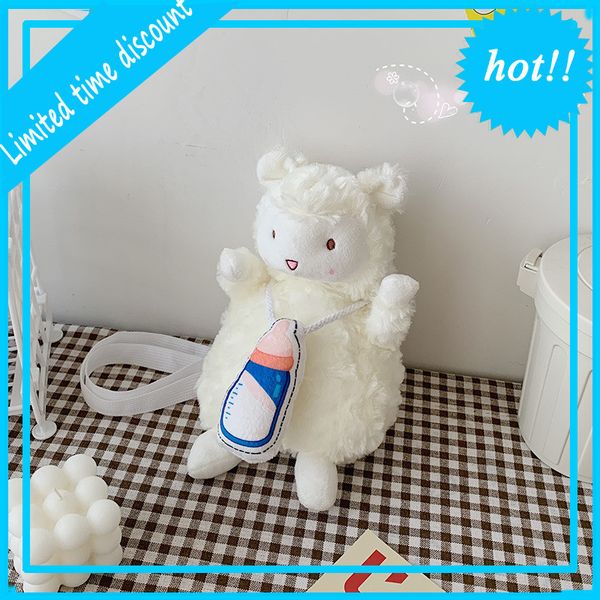 

lamb doll bag 2020 new fashion net red cute plush