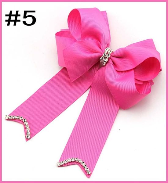 

factory30pcs 5''-6'' rhinestone cheerleading sparkle hair cute cheer bows