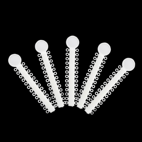

40 pcs high elasticity dental ligature ties elastic rubber braces dental stickers for teeth orthodontic treatment