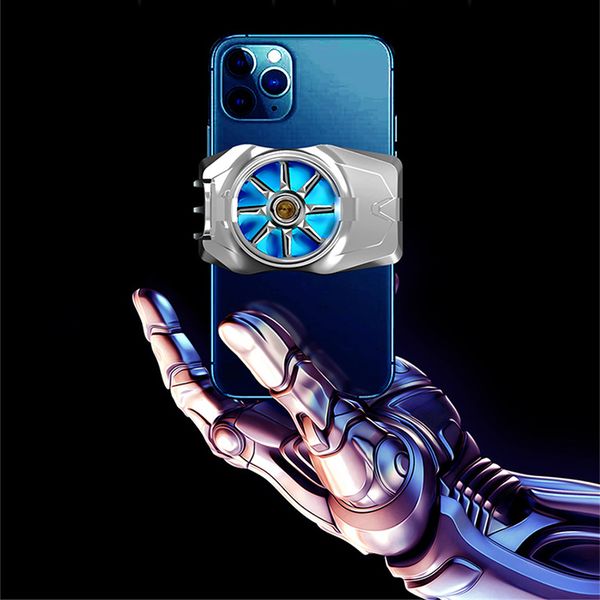 

mobile cooler radiator for iphone xs samsung s10 huawei p30 pro phone holder stand heat sink cooling game bracket