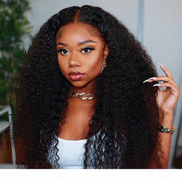 

13x6 curly lace front wigs middle part lace wig for women 13x4 front human hair wigs curly wig human hair t part, Black;brown