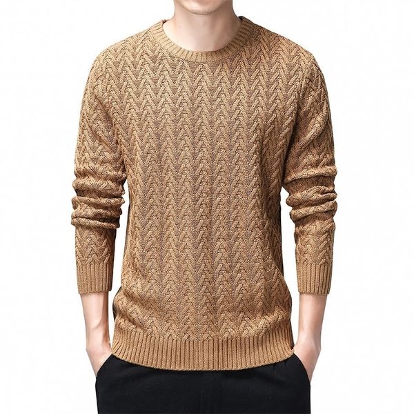 100% хлопок свитер мужчины осень зима тонкий подходящий пуловеры мужчины argyle pattern o-sce pull homme рождественские свитеры черный 3xl 201104