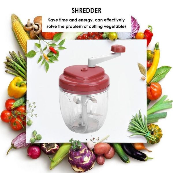 

stainless steel vegetable food cut manual meat mincer chopper kitchen shredder practical operation simple conve jllvxr