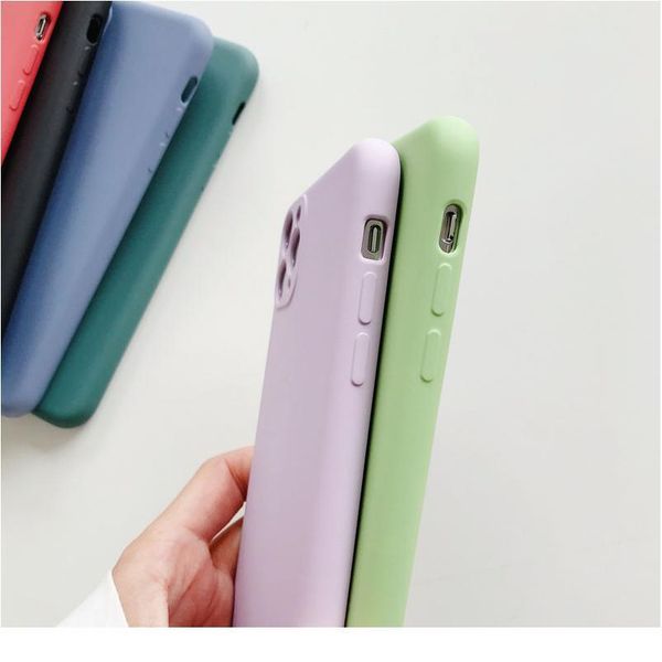 

luxury soft liquid sile cover for iphone 11 pro max case x xr xs max 7 8 6 6s plus se2 wmtlll