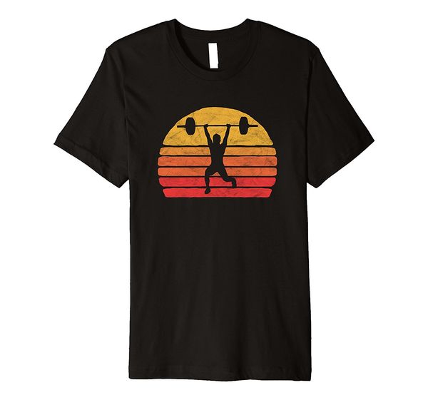 

new summer casual tee shirt retro vintage weightliftin t-shirt - eighties powerlifter sport hooded sweatshirt hoodie