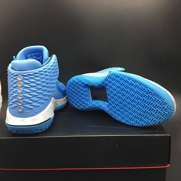 

unc 32 high weave men quality basketball 32s tar heels' blue outdoor sports shoes mens designer sneakers n50o, Black