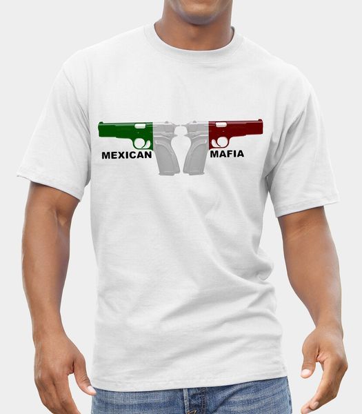 

2019 fashion mexican mafia logo gangster t-shirt fruit of the loom print by epson tee shirt sport hooded sweatshirt hoodie