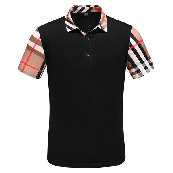 

2020 summer new style selling men's short polo fashion design polo shirt ing, White;black