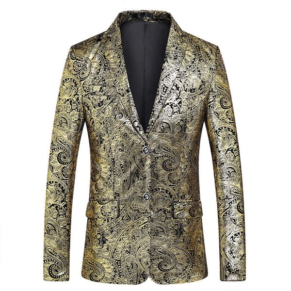 

party custom clothing men jacket kulit stamping gold printing