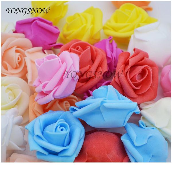 

4cm 20pcs artificial flowers wedding decoration pe foam rose flower head diy scrapbooking fake flowers bouquet ho bbybnb