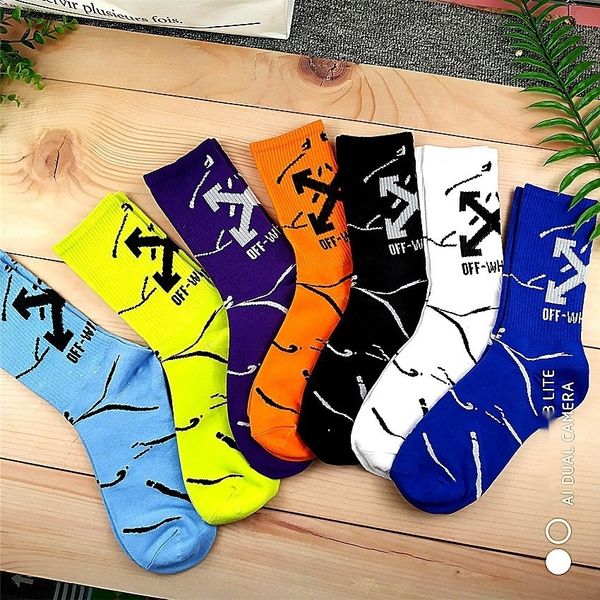 

autumn men's high tube skate fashion cotton autumn men's board socks high tube skateboard socksfashion socks cotton ost2z, Black