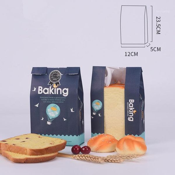 Decorazioni natalizie 12 pezzi Sacchetti regalo sacchetti di carta kraft Caramelle Biscotti Pane Noci Con adesivi sigillo di Natale Per biscotti Snack Baking Package1