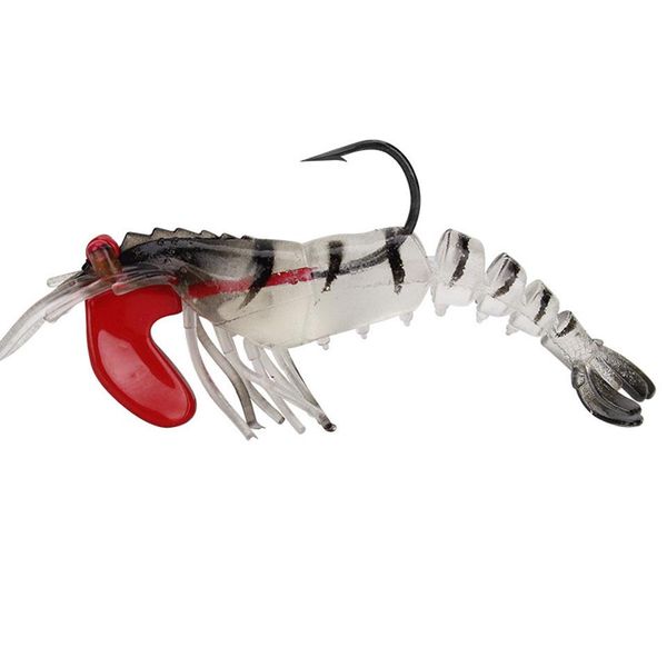 

1шт рыбалка soft lure 9см светящийся кальмар 13 г креветки jig рыбалка приманки мягкие креветки для морской рыбалки воблер приманки bbykjy h